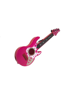 Oyuncak Rock Gitar Metal Telli 45 Cm Pembe