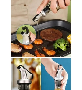 Kapaklı Yağ Tıpası Yağdanlık Şişe Ucu Yağlık Sirkelik Sosluk Şişe Başlığı Damlatmaz, CHRMK13188