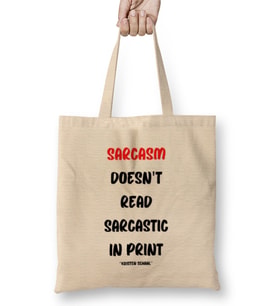 Sarcasm Funny Sayings Quote lover Gift For Women And Men-Vintage Retro Rainbow Style Bez Çanta Uzun Saplı