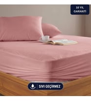 Pudra Sıvı Geçirmez Alez - Tek-Çift Kişilik Alez - Mikrofiber Kumaş - Fitted(Yatağı Saran) Alez - Yatak Koruyucu Alez-Çarşaf(120x200)