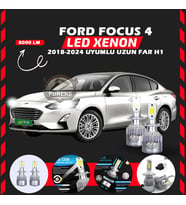 Ford Focus 4 2018-2024 Uzun Far Uyumlu Şimşek Etkili Led Xenon Performance Series H1