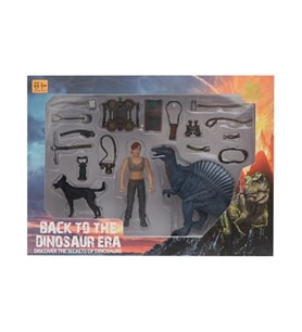 Nessiworld KADIN FİGÜRLÜ DİNOZOR SET-MEGA