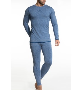 DoReMi Seamless Erkek Pijama Takımı (Mavi)