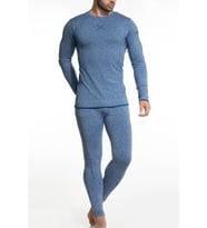 DoReMi Seamless Erkek Pijama Takımı (Mavi)