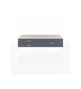 Hyperion TV Ünitesi 3 Çekmeceli  176x44x51 Antrasit-Aytaşı/Antrasit