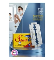 Shark Super Chrome 100 lüPremium Paket - Profesyonel Jilet