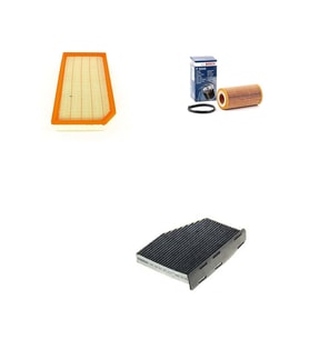 Bosch Filtre Bakım Seti Volkswagen Passat 2.0 TFSI 2005-2010 AXX/BPY/BWA Motor Hava + Yağ f. + Polen Filtre Sardes
