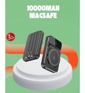 10000 mAh Kablosuz Hızlı Şarj Destekli Powerbank – 15W, PD20W, Type-C Girişli