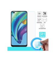 Oppo Reno 4 Lite Ekran Koruyucu HD Kalite Kırılmaz Esnek Nano Cam Film (Renksiz)