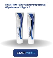 STARTWHITE Büyük Boy Beyazlatıcı Diş Macunu 128 gr X 2 Adet