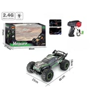 Kumandalı 40 CM Dev Off-Road Araba 15KM/H Hızlı, Şarjlı, 2.4GHz RC Arazi Aracı 9010-6F (Yeşil)