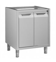 Electrolux Professional Evyeli Üst Tabla Altı İçin 2 Çarpar Kapılı Alt Dolap, Üst Tablasız - 700 Mm RSAU7002HD