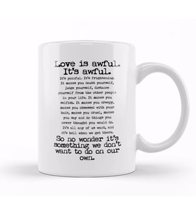 Fleabag Love Quote Fleabag Wedding Speech Kupa Bardak Porselen