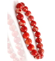 Sertifikalı Doğal Kırmızı Varisit Taşı Bileklik (Çok Renkli)