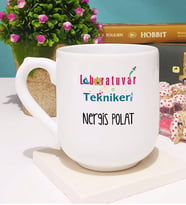 Laboratuvar Teknikeri Kupa Bardak Oval