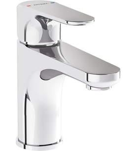 Vitra Ovalis A42797 Lavabo Bataryası, Krom (Çok Renkli)