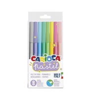 Pastel Süper Yıkanabilir Keçeli Kalemi 8li