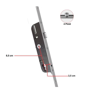 KALE ARAL KİLİTLİ İSPANYOLET 180cm