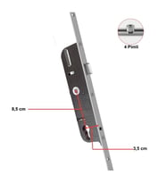 KALE ARAL KİLİTLİ İSPANYOLET 180cm