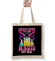 Chemistry It's Like Magic But Real Science Pun Bez Çanta Uzun Saplı
