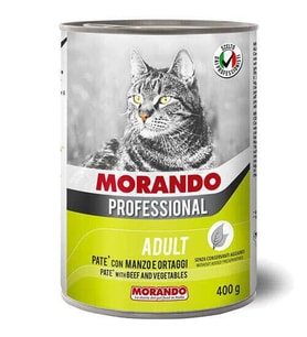 Morando Pate Biftek ve Sebzeli Kedi Konservesi 400 Gr
