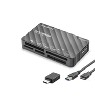 Usb Type-c 3.1 Gen1 All İn One Kart Okuyucu Cf Sd Microsd Ms Xd 5 Gbps Siyah HDX7064