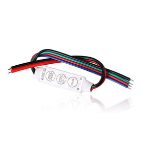 DC 12-24V 3 Tuşlu RGB Şerit Led Dimmer Hafızalı Renk Hız Kontrol