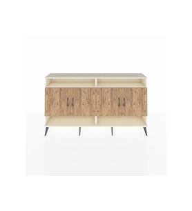 Arges Konsol 6 Raflı 4 Kapaklı 176x30x99 Aytaşı-Çam/Antrasit