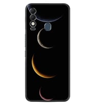 Tecno Spark 8T Kılıf Resimli Desenli Silikon Platinium Series Gezegenler 1901