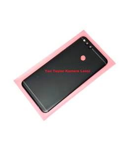 Tkgz Huawei Uyumlu Honor 7X Kasa Arka Pil Batarya Kapağı SİYAH