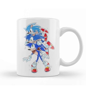 Sonic The Hegdehog Sonic Generations Kupa Bardak Porselen