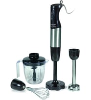 PURECOMBY El Blender Seti, Metalik Gri/Siyah (Made in Italy)