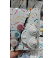 Atölye Lavi Shop 15 Adet - ARABA ve KELEBEK /Taş Boyama Seti, DIY, kendin Yap, doğum Günü