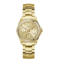 GUESS GUGW0685L2 ALTIN KAPLAMA TAŞLI KADIN KOL SAATİ