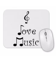I Love Music Muziği  Seviyorum Müzik Mouse Pad