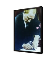 Atatürk İmza Atarken Çerçeveli Mdf Tablo