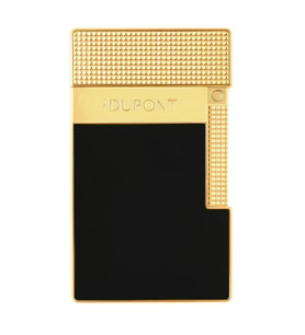 S.T. Dupont Siyah Gold Tek Torch & Soft Flame Masa Tipi Puro Çakmağı T20100