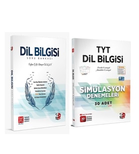 3D Yayınları TYT Dil Bilgisi Soru Bankası ve Deneme Seti 2 Kitap