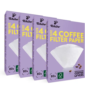 4 x 80 Adet Filtre Kahve Kağıdı