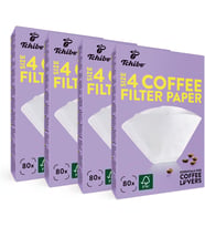 4 x 80 Adet Filtre Kahve Kağıdı