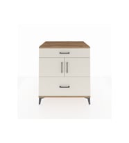 Kronos Şifonyer 2 Raflı 2 Çekmeceli 2 Kapaklı 88x59x96 Çam-Aytaşı