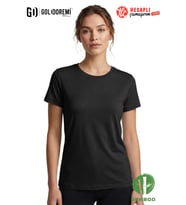 Jiber Kadın Premium Ekstra Esnek Bambu Terletmeyen Hafif Kumaş T-Shirt
