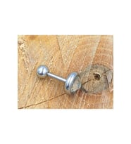 Taşlı Gümüş Renk Piercing