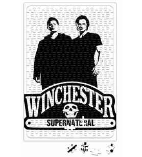 Supernatural Wınchester Puzzle 240 Parça Yapboz