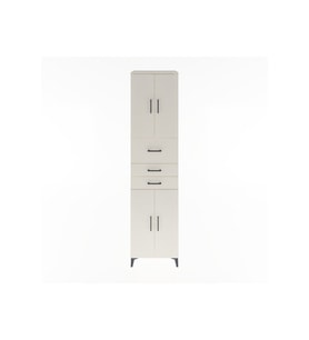 Hyperion Dolap 3 Raflı 3 Çekmeceli 4 Kapaklı 60x44x243 Aytaşı-Aytaşı