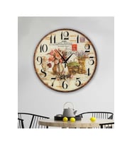 bilge Tasarım retro Duvar Saati 35 x 35CM (Karışık)