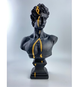 David 'Gold Streak' Dekoratif Heykel, Pop Art Roma Yunan Heykelleri