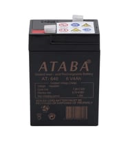 Ataba At-640 6v 4ah Işıldak Aküsü