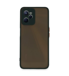 Realme C35 Kılıf Montreal Silikon Kapak - Yeşil