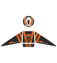 SKM KTM 250 ADVENTURE 2019-22 UYUMLU TANK PAD SET 003